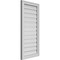 Ekena Millwork Vertical Surface Mount PVC Gable Vent: Functional, w/ 2"W x 1-1/2"P Brickmould Frame, 18"W x 38"H GVPVE18X3802SF - alternate 4